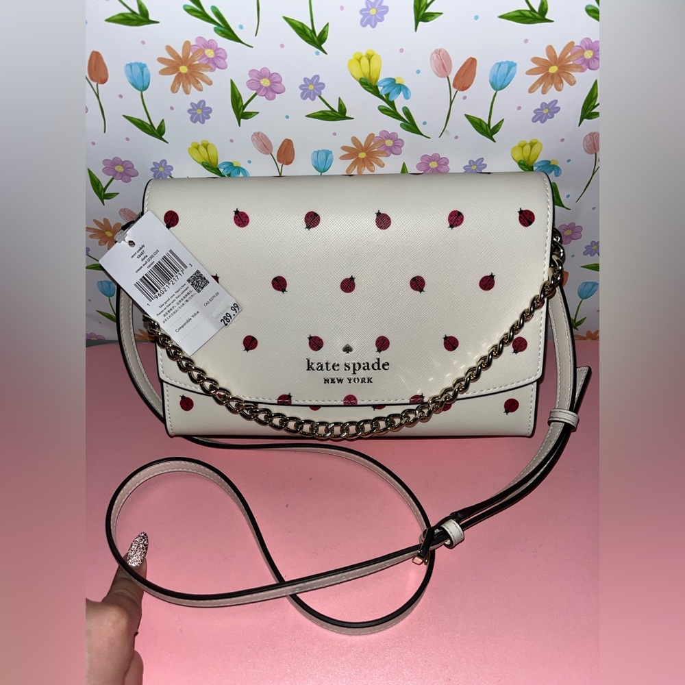 NWT Kate Spade Carson Ladybug Crossbody